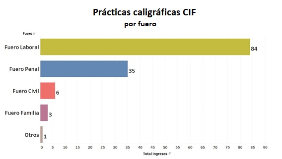 12 prácticas caligráficas por fuero